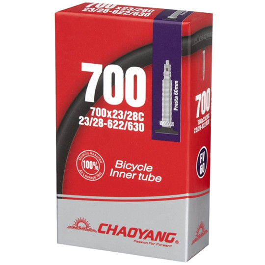 CAMARA CARRETERA CHAOYANG 700X23/28C VAL. PRESTA 60MM