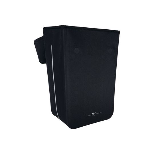 BOLSA TRASERA XLC BA-W13 15L CON GANCHOS IMPERMEABLE NEGRO (