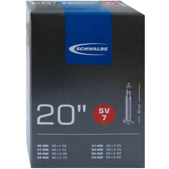 CAMARA SCHWALBE 20X1.50-2.50 VALVULA PRESTA 40 MM