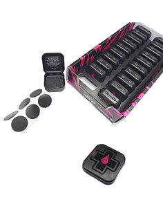 CAJA METALICA MUC-OFF 6 PARCHES 25MM INCLUYE 1 LIJA