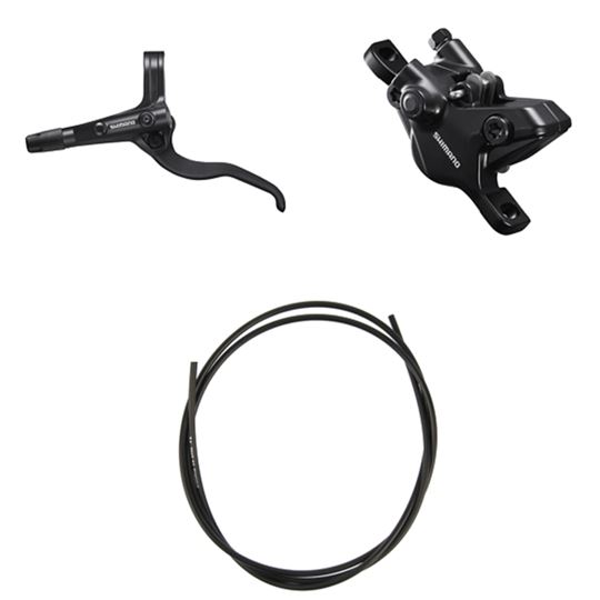 KIT FRENO DISCO DEL. SHIMANO BL-MT401+BR-MT410+LATIG. 2 PIST