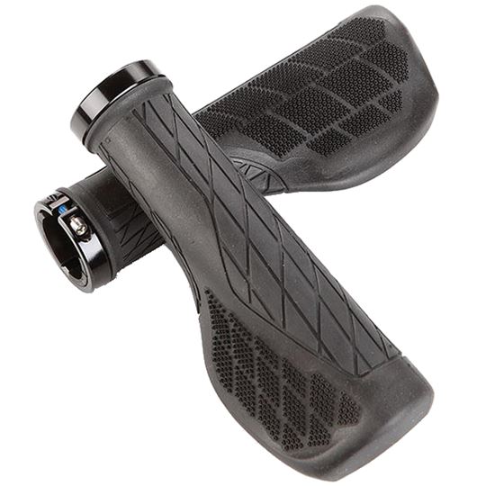 PUÑO ERGONOMICO "VELO" 1 RING-LOCK, NEGRO