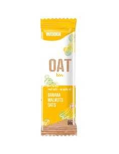 BARRITA ENERGETICA OAT BAR WEIDER PLATANO/NUECES 60G