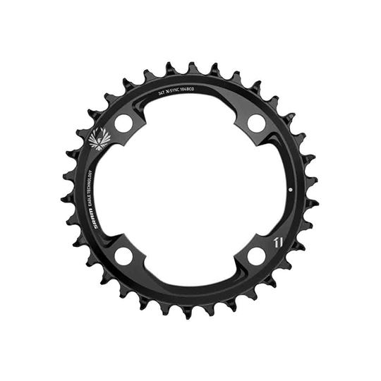 PLATO SRAM X-SYNC 2 12/11V EAGLE 34D 104BCD ALUMINIO NEGRO