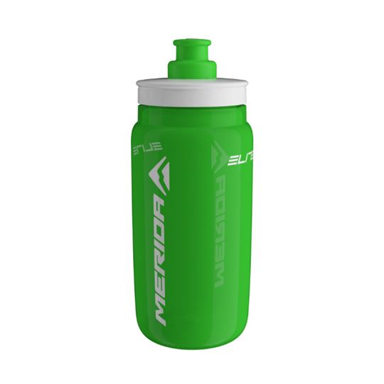 BIDON ELITE MERIDA FLY 550ML (LOGO/TAPON BLANCO)