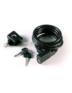 CANDADO CABLE ESPIRAL GURPIL 6 MM - 100 CM CON SOPORTE