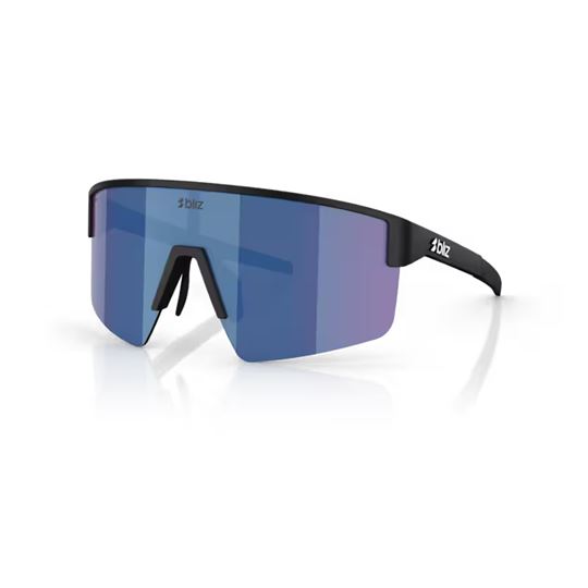 GAFAS BLIZ P004 NEGRO MATE LENTE AZUL T.37