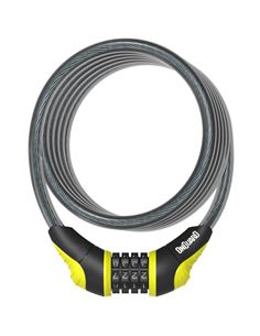 CANDADO ESPIRAL ONGUARD NEON COMBI 180CMX12MM AMARILLO