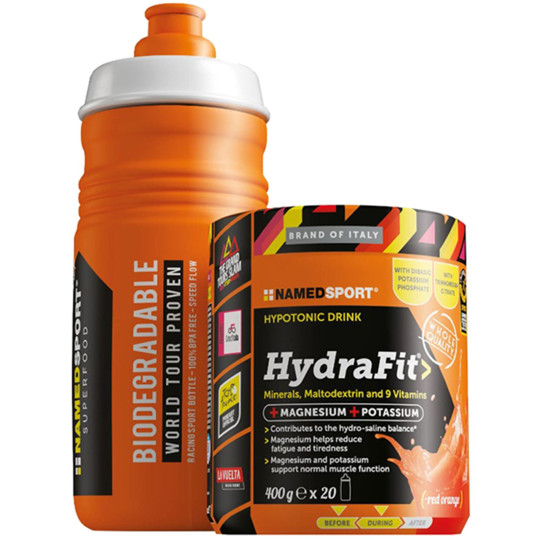 HIPOTONICO NAMEDSPORT HYDRAFIT 400 GR + BIDON ELITE