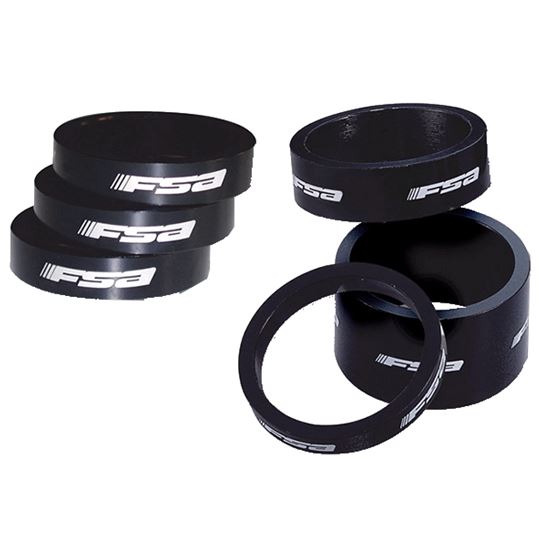 ALARGADOR FSA ALUMINIO 1-1/8 20 MM NEGRO