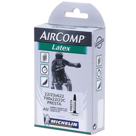 CAMARA LATEX MICHELIN PRESTA 700X22-23C 42MM
