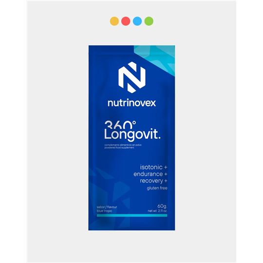 BEBIDA ISOTONICA NUTRINOVEX LONGOVIT 360 TROPICAL 60G