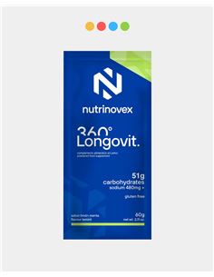 BEBIDA ISOTONICA NUTRINOVEX LONGOVIT 360 LIMON MENTA 60G