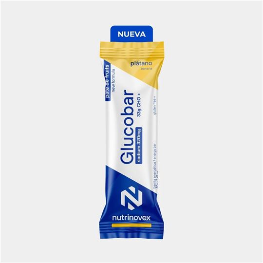NUTRINOVEX GLUCOBAR CON SODIO 320MG SABOR PLATANO 40G
