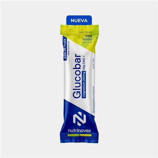 NUTRINOVEX GLUCOBAR CON MAGNESIO 250MG SABOR LIMA LIMON 40G