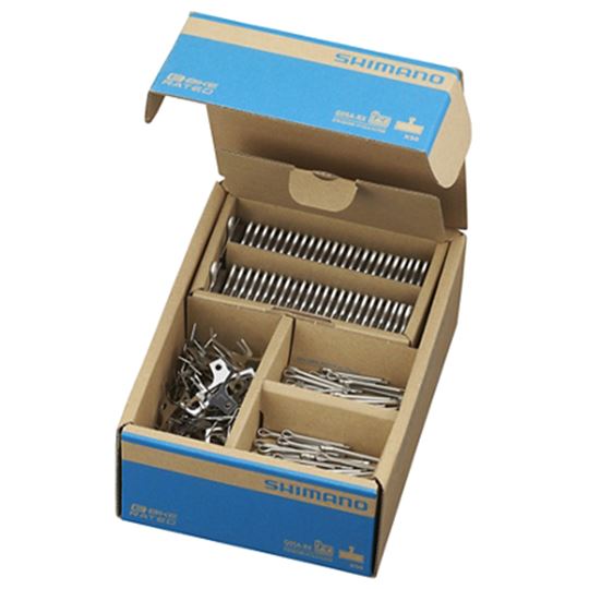 PAR PASTILLAS FRENO SHIMANO RESINA G05A-RX + MUELLE PASADOR