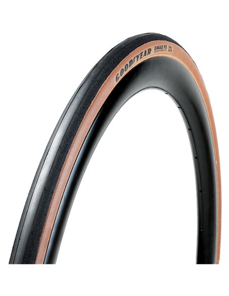 CUBIERTA PLEGABLE GOODYEAR EAGLE SPORT 700X28 NEGRO/MARRON