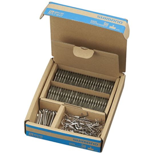 PAR PASTILLAS FRENO RESINA SHIMANO D03S-RX + MUELLE PASADOR
