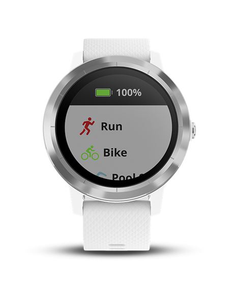 VIVOACTIVE 3 SILICONA BLANCA / ORO ROSA